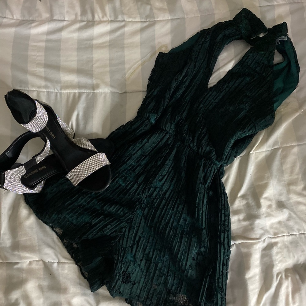 Green Party Romper
